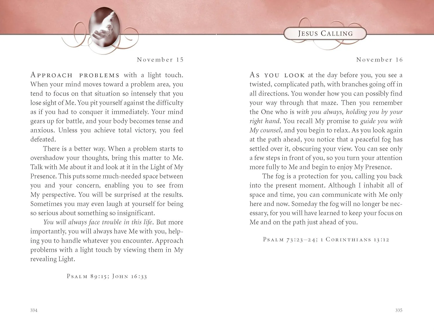 Jesus Calling, Pink Leathersoft, with Scripture References: Enjoying Peace in His Presence (A 365-Day Devotional) – The Perfect Christian Lent and Easter Gift for Women - Image 10