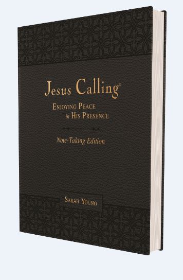 Jesus Calling Note-Taking Edition, Leathersoft, Black, with Full Scriptures: Enjoying Peace in His Presence (A 365-Day Devotional and Prayer Journal) – The Perfect Christian Gift for Lent and Easter - Image 2