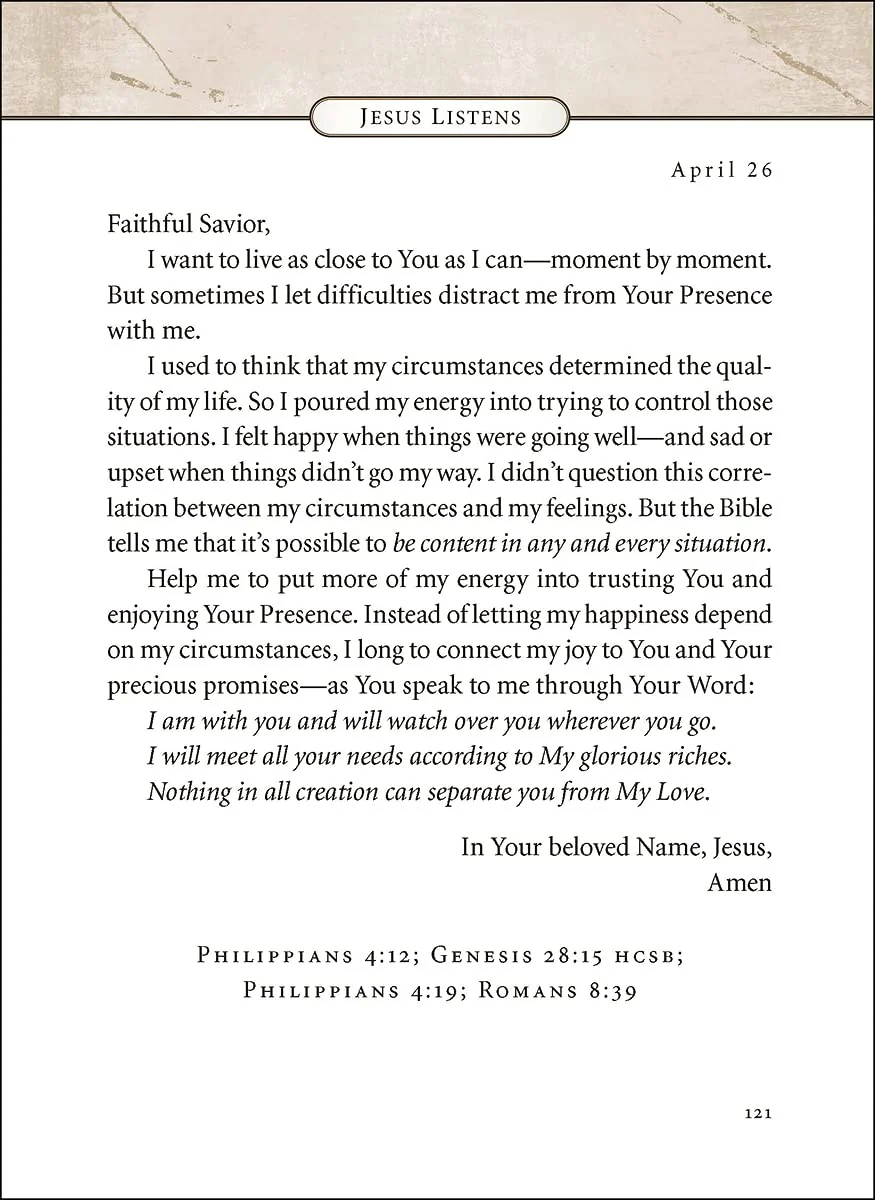 Jesus Listens: Daily Devotional Prayers of Peace, Joy, and Hope (A 365-Day Prayer Book) – The Perfect Christian Gift for Lent and Easter - Image 14