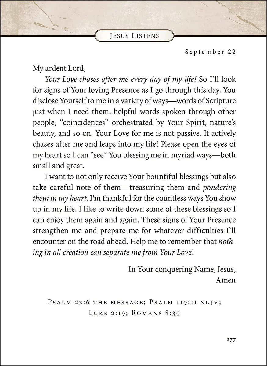 Jesus Listens: Daily Devotional Prayers of Peace, Joy, and Hope (A 365-Day Prayer Book) – The Perfect Christian Gift for Lent and Easter - Image 16