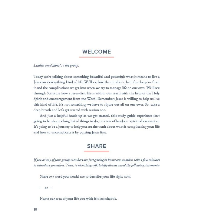 Jesus Over Everything Bible Study Guide plus Streaming Video, Updated Edition: Uncomplicating the Daily Struggle to Put Jesus First - Image 7