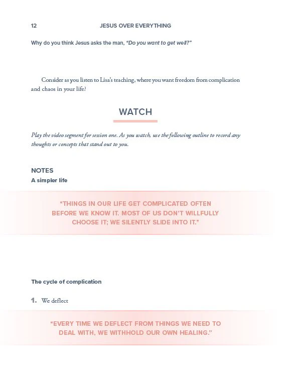 Jesus Over Everything Bible Study Guide plus Streaming Video, Updated Edition: Uncomplicating the Daily Struggle to Put Jesus First - Image 9