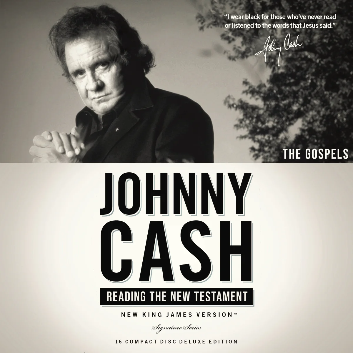 Johnny Cash Reading the New Testament Audio Bible - New King James Version, NKJV: The Gospels - Audiobook (Unabridged)
