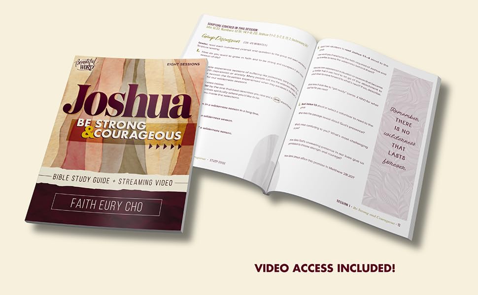 Joshua Bible Study Guide plus Streaming Video: Be Strong and Courageous / A Beautiful Word Bible Study - Image 3
