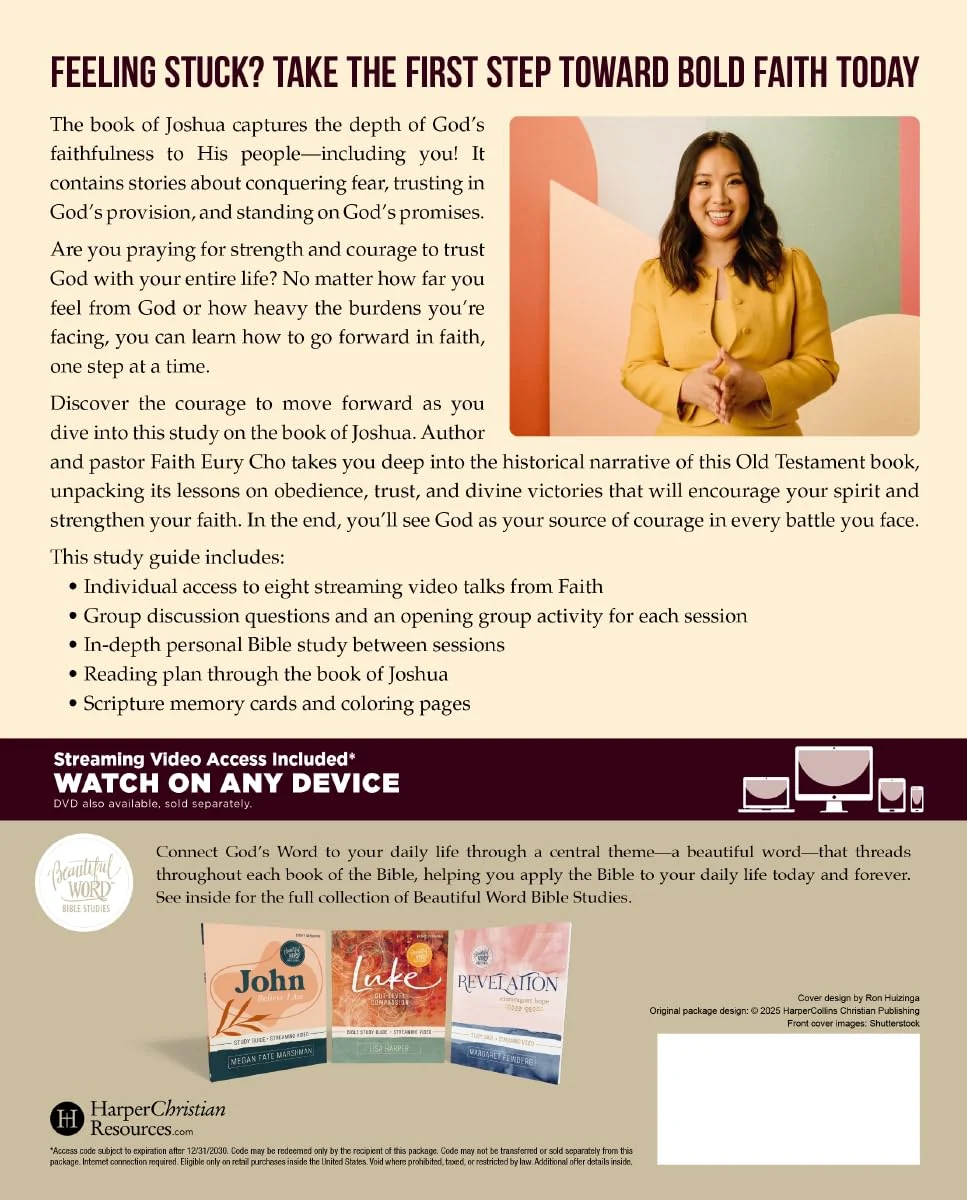 Joshua Bible Study Guide plus Streaming Video: Be Strong and Courageous / A Beautiful Word Bible Study - Image 6