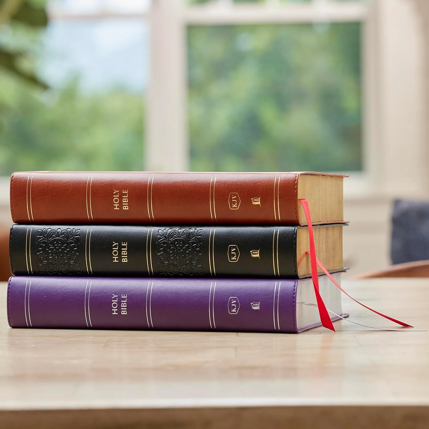 KJV Giant Print End-of-Verse Reference Bible, Red Letter, Comfort Print - Image 2