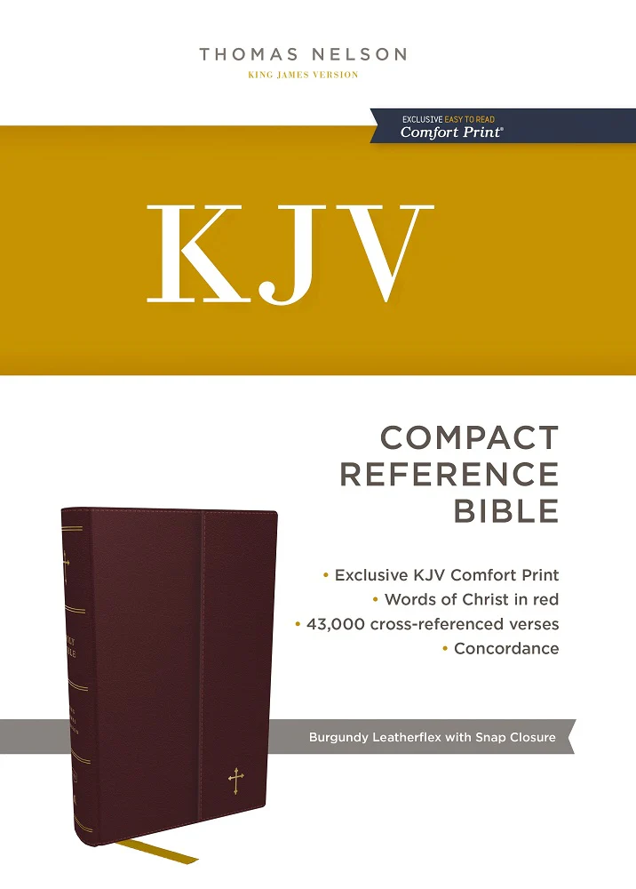 KJV Holy Bible, Compact Reference Bible, 43,000 Cross-References, Red Letter, Comfort Print - Image 10
