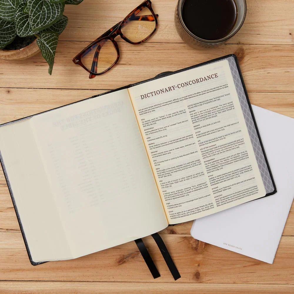 KJV, Journal Reference Edition Bible, Verse Art Cover Collection, Brown Leathersoft, Red Letter, Comfort Print: Let Scripture Explain Scripture. Reflect on What You Learn. - Image 17