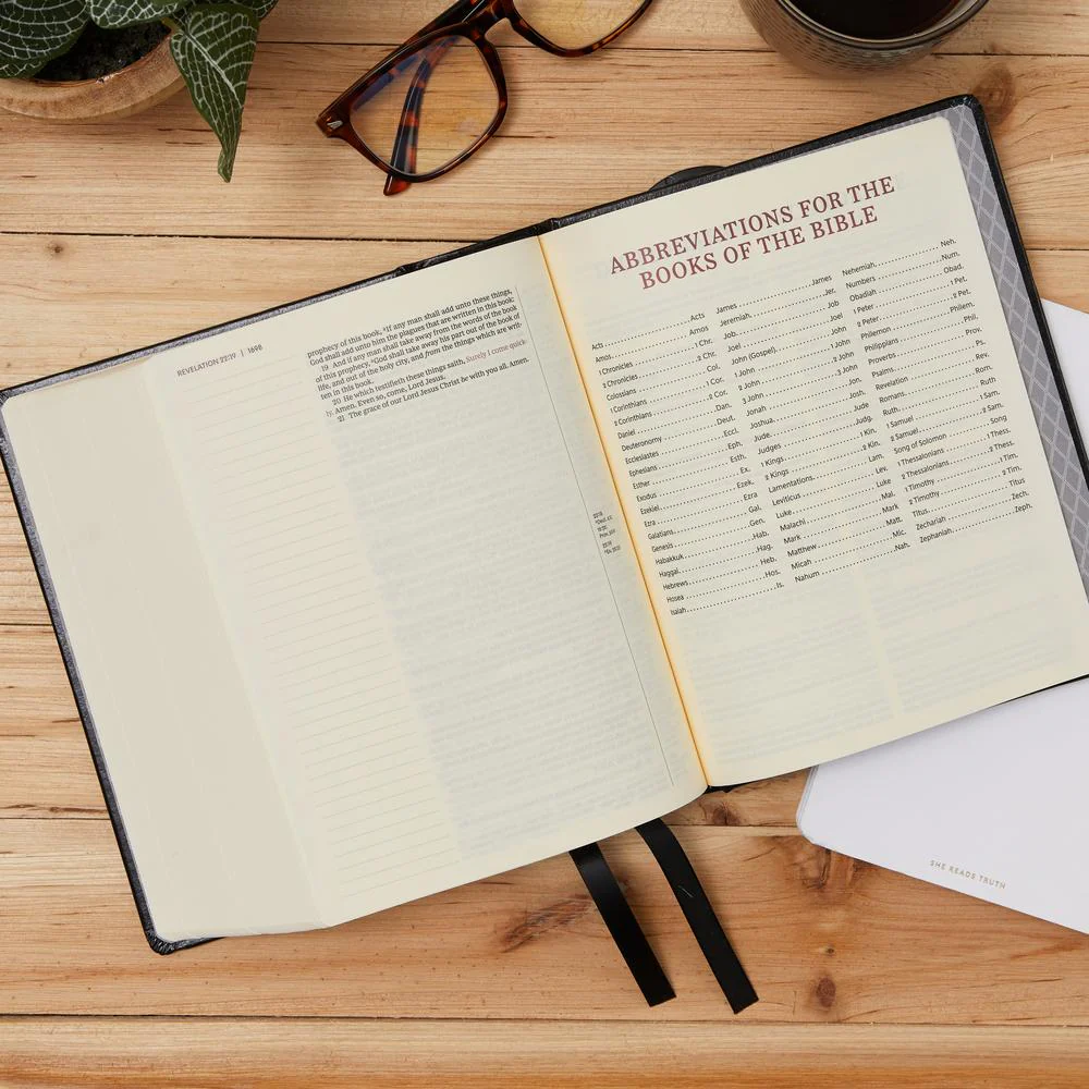 KJV, Journal Reference Edition Bible, Verse Art Cover Collection, Brown Leathersoft, Red Letter, Comfort Print: Let Scripture Explain Scripture. Reflect on What You Learn. - Image 18