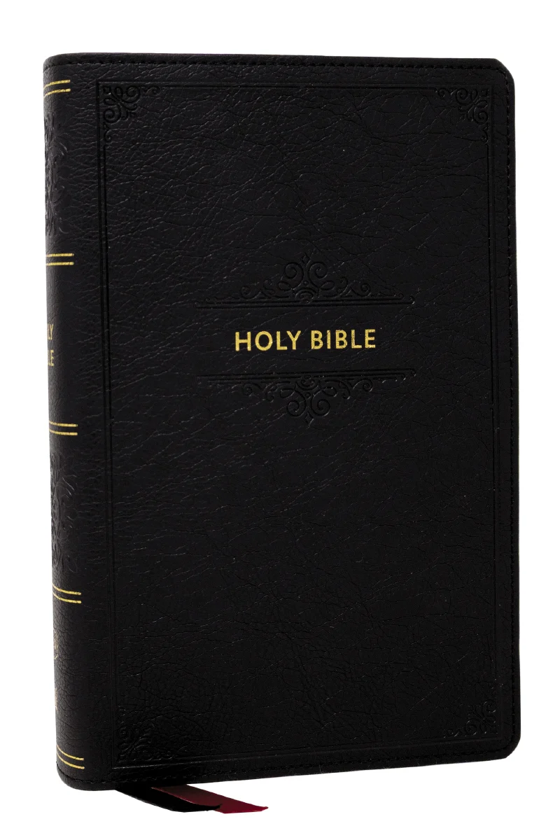 KJV Personal Size Large Print End-of-Verse Reference Bible, Black Leathersoft, Red Letter, Comfort Print - Image 3