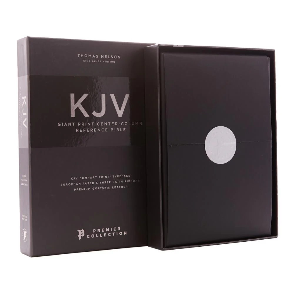 KJV, Reference Bible, Center-Column Giant Print, Premier Collection, Comfort Print