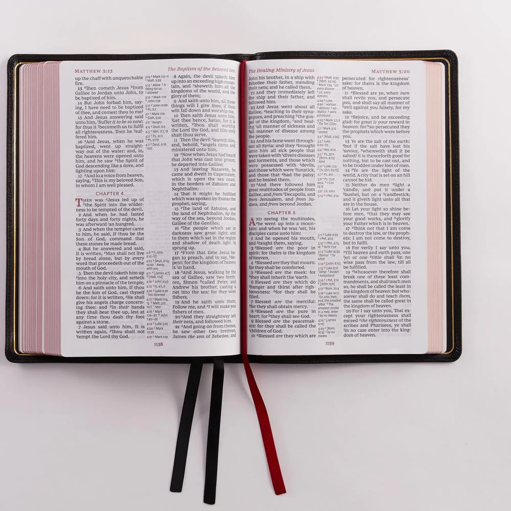 KJV, Reference Bible, Center-Column Giant Print, Premier Collection, Comfort Print - Image 11
