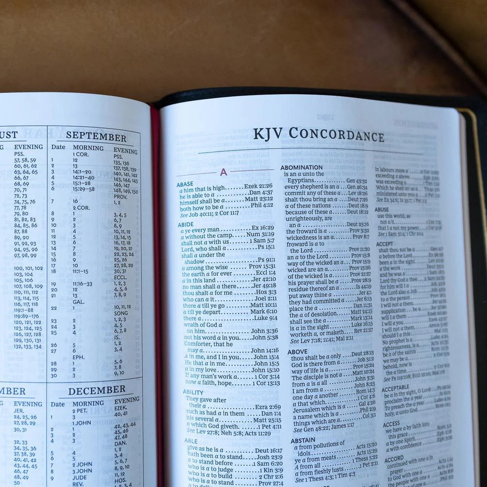 KJV, Reference Bible, Center-Column Giant Print, Premier Collection, Comfort Print - Image 14