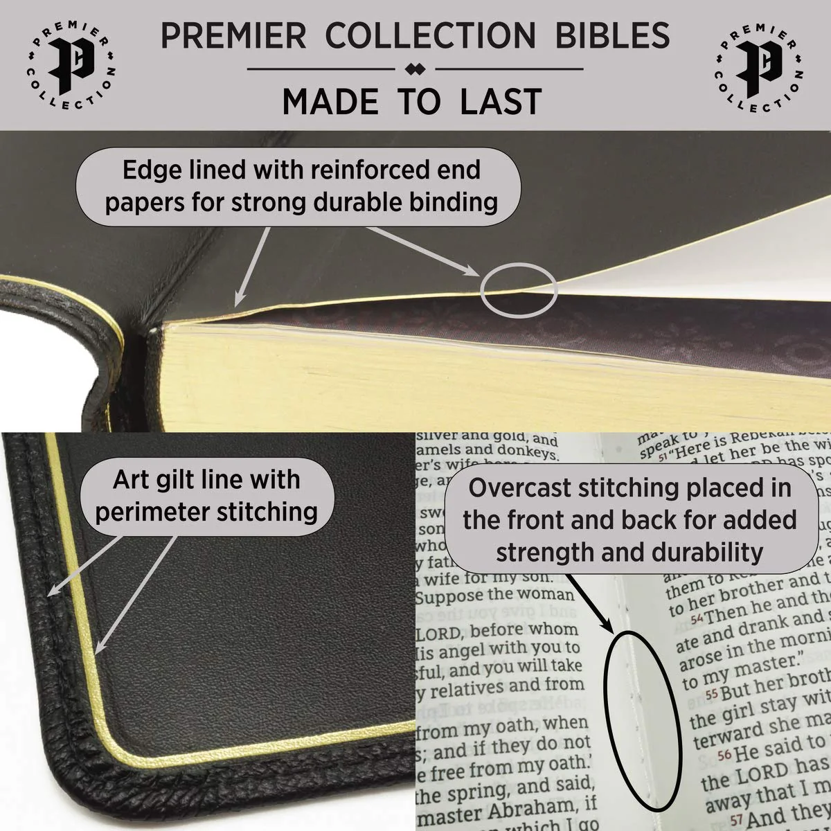 KJV, Reference Bible, Center-Column Giant Print, Premier Collection, Comfort Print - Image 18