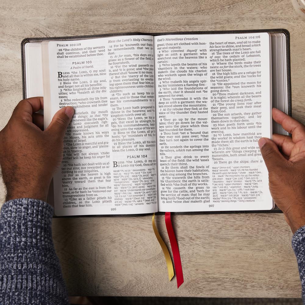 KJV, Reference Bible, Super Giant Print, Red Letter Edition, Comfort Print - Image 42