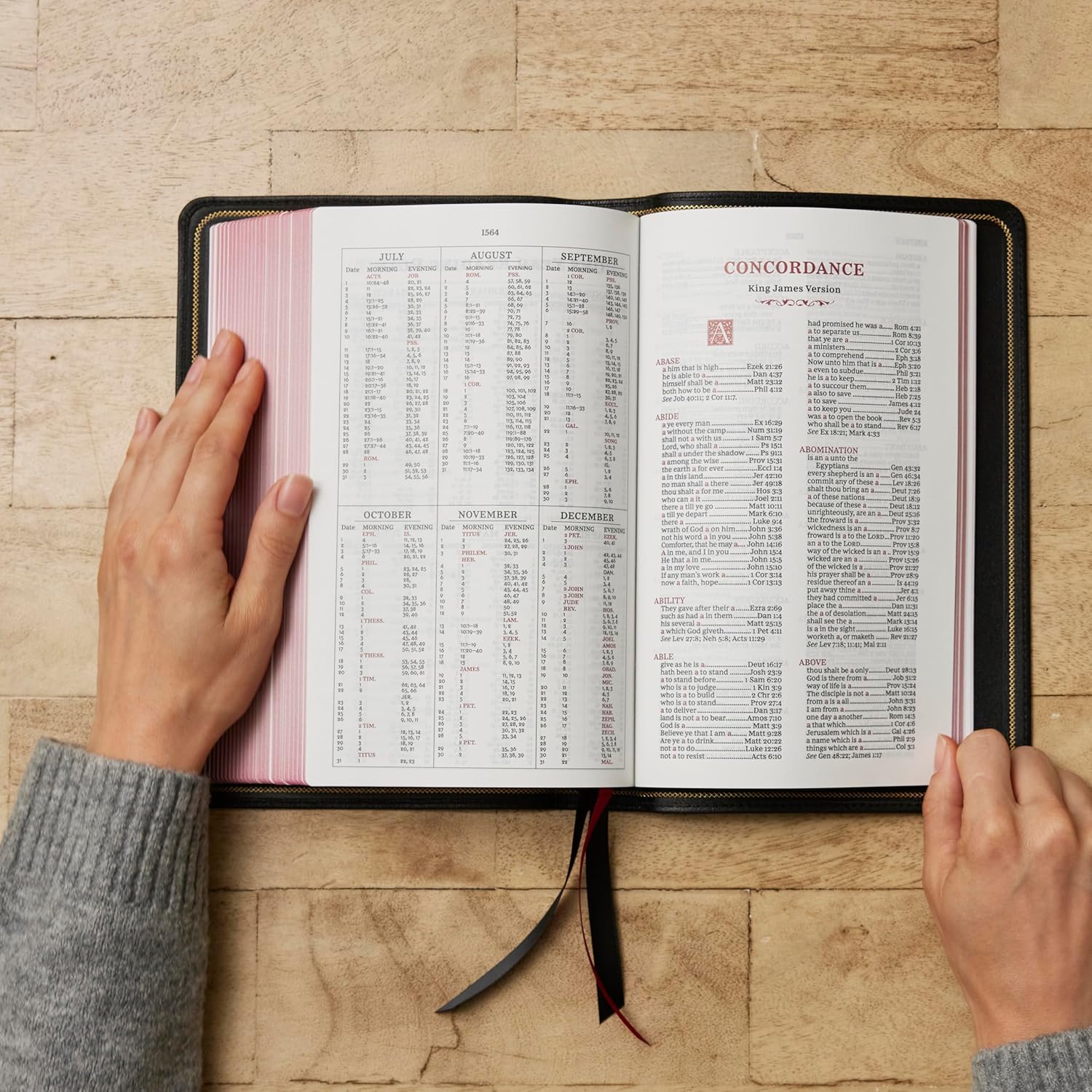 KJV, Sovereign Collection Bible, Personal Size, Red Letter Edition, Comfort Print - Image 8