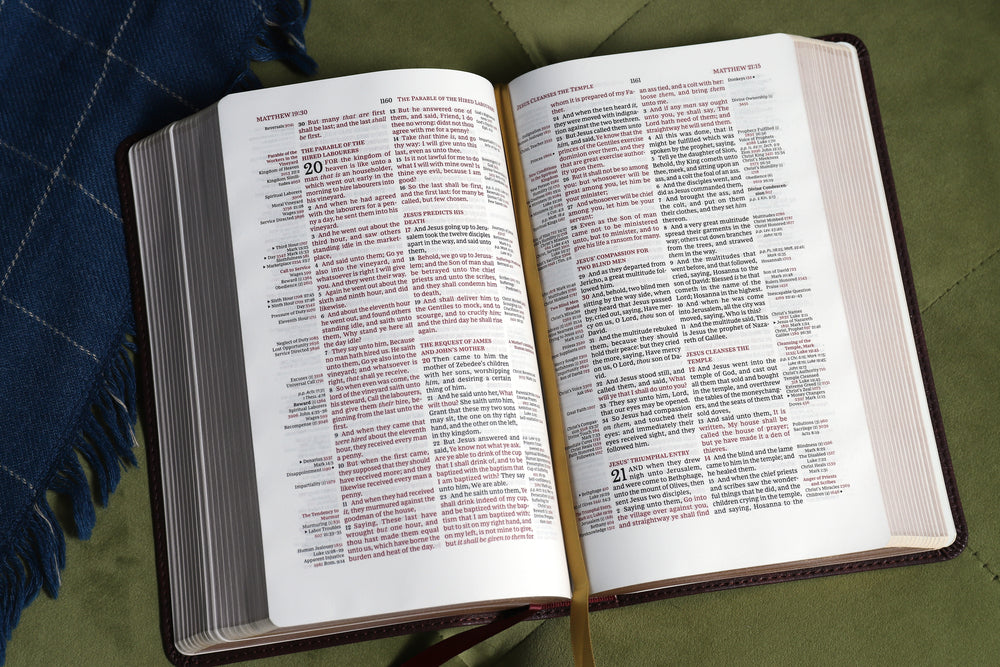 KJV, Thompson Chain-Reference Bible, Handy Size, Red Letter, Comfort Print - Image 12