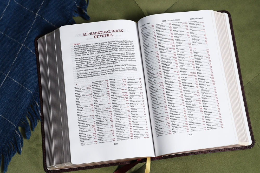 KJV, Thompson Chain-Reference Bible, Handy Size, Red Letter, Comfort Print - Image 14