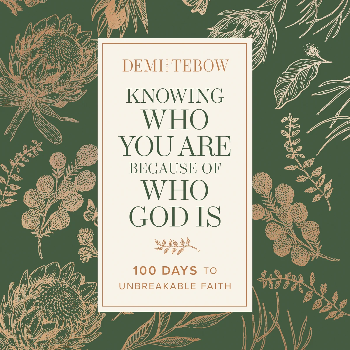 Knowing Who You Are Because of Who God Is: 100 Days to Unbreakable Faith (A Devotional) - Audiobook (Unabridged)