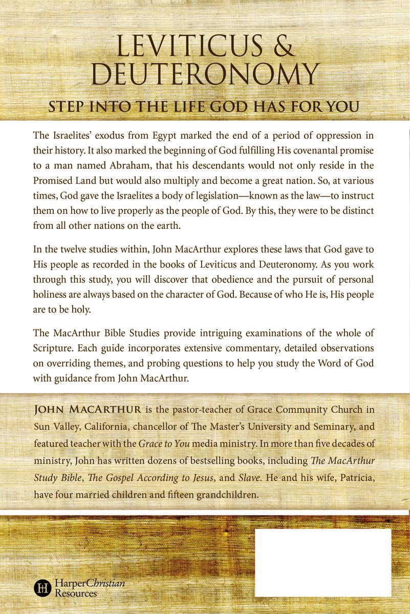 Leviticus and Deuteronomy: Visions of the Promised Land