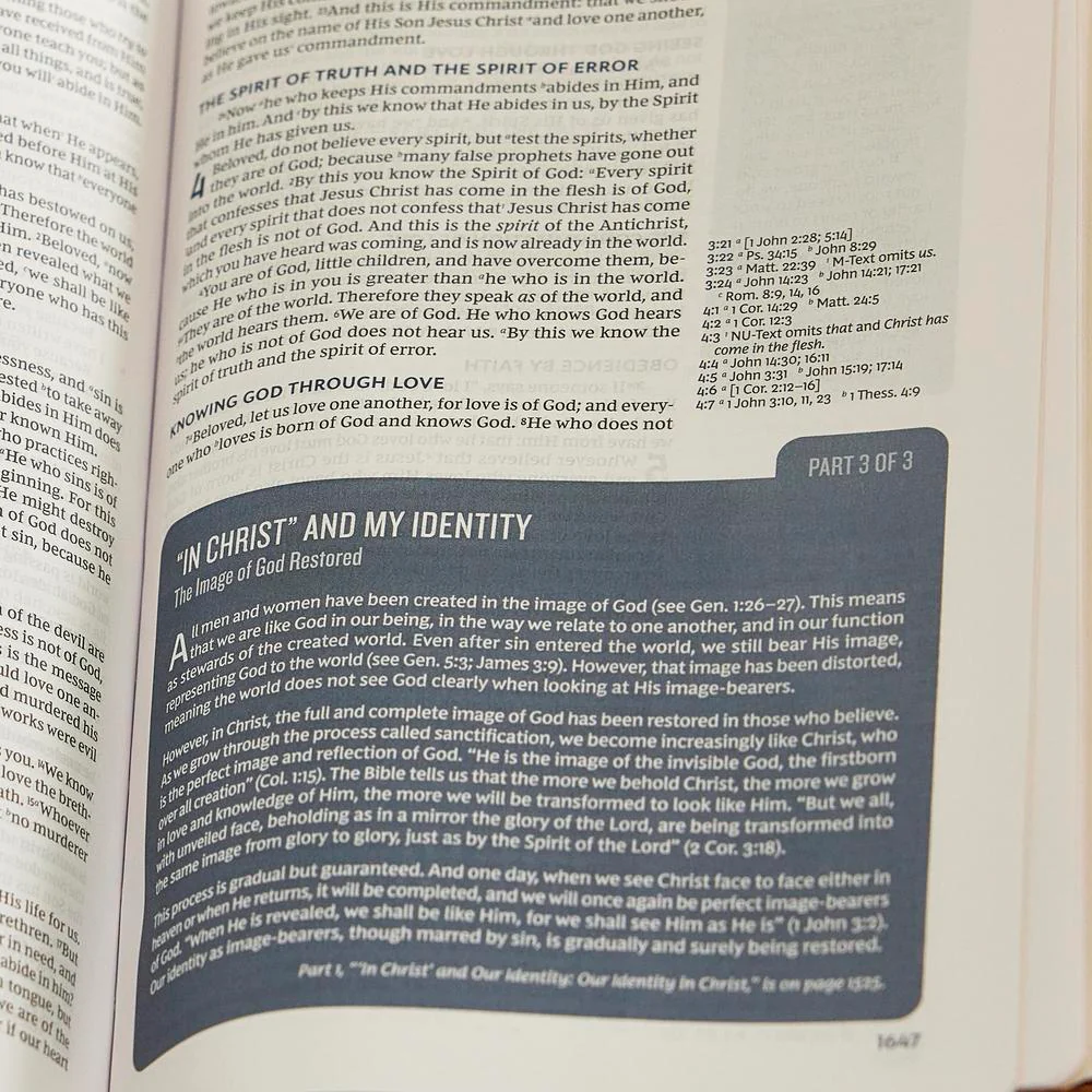 Life in Christ Bible: Discovering, Believing, and Rejoicing in Who God Says You Are  (NKJV, Red Letter, Comfort Print) - Image 25