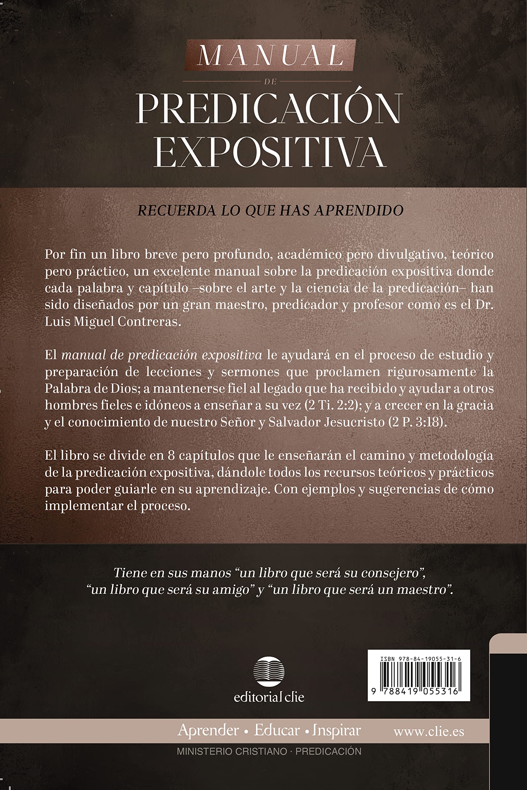 Manual de Predicación expositiva: Recuerda lo que has aprendido - Image 2