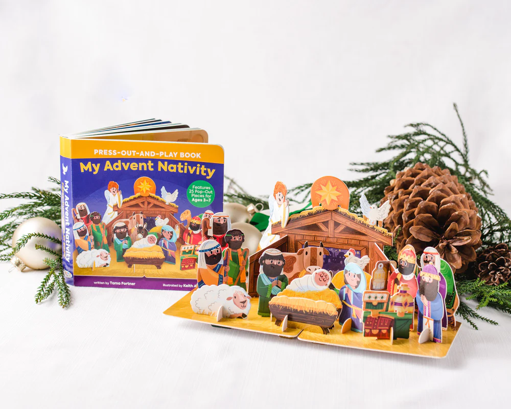 My Advent Nativity Press-Out-and-Play Book: Features 25 Pop-Out Pieces for Ages 3–7 - Image 11