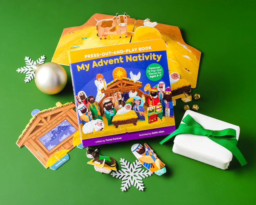 My Advent Nativity Press-Out-and-Play Book: Features 25 Pop-Out Pieces for Ages 3–7 - Image 14