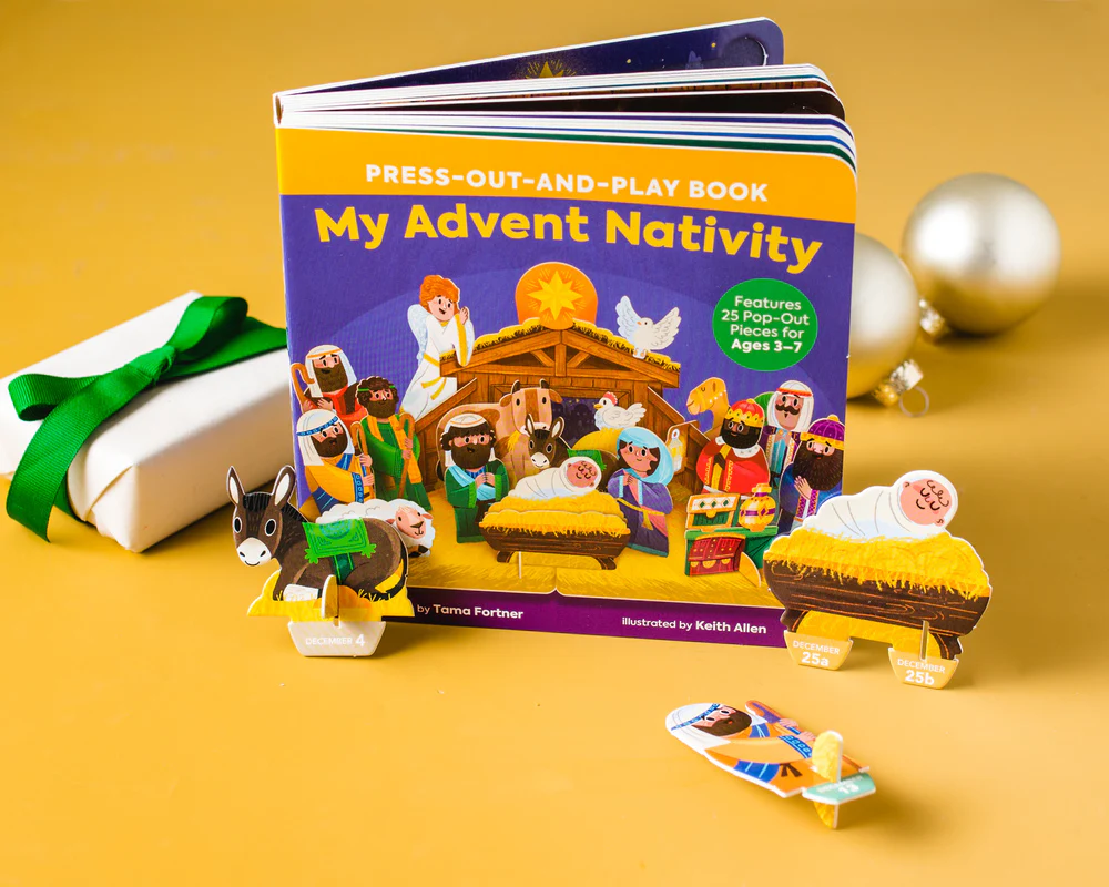 My Advent Nativity Press-Out-and-Play Book: Features 25 Pop-Out Pieces for Ages 3–7 - Image 8