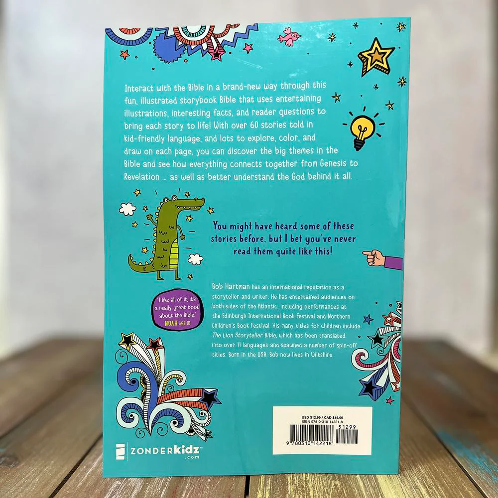 My Epic, Doodletastic Bible Storybook: 60 Bible Stories to Read, Color, and Draw - Image 3
