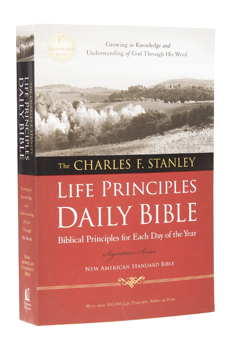 NASB, The Charles F. Stanley Life Principles Daily Bible, Paperback, 1995 Text: Holy Bible, New American Standard Bible - Image 12