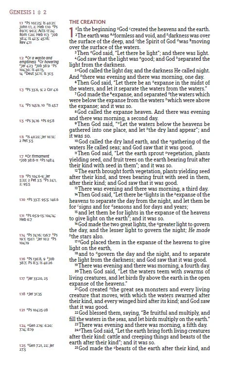 NASB, Single-Column Reference Bible, Wide Margin, Premium Goatskin Leather, Black, Premier Collection, Black Letter, 1995 Text, Art Gilded Edges, Comfort Print - Image 13