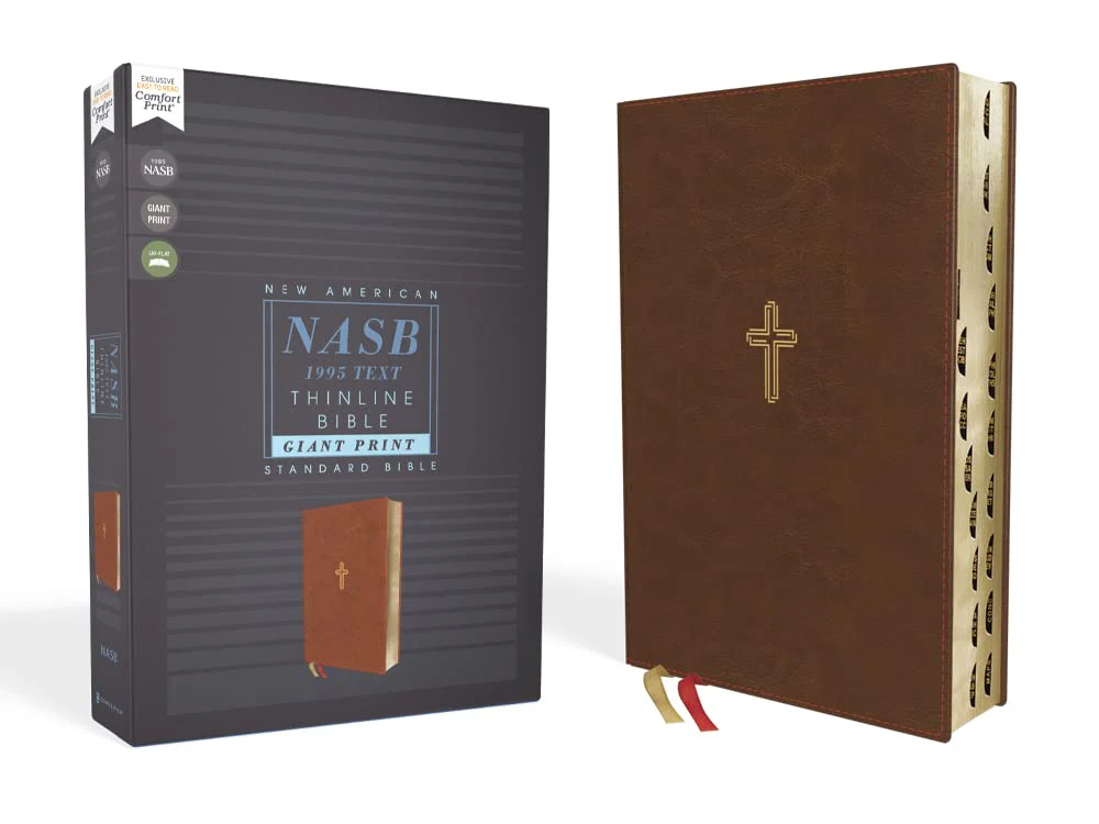 NASB, Thinline Bible, Giant Print, Red Letter Edition, 1995 Text, Comfort Print - Image 4