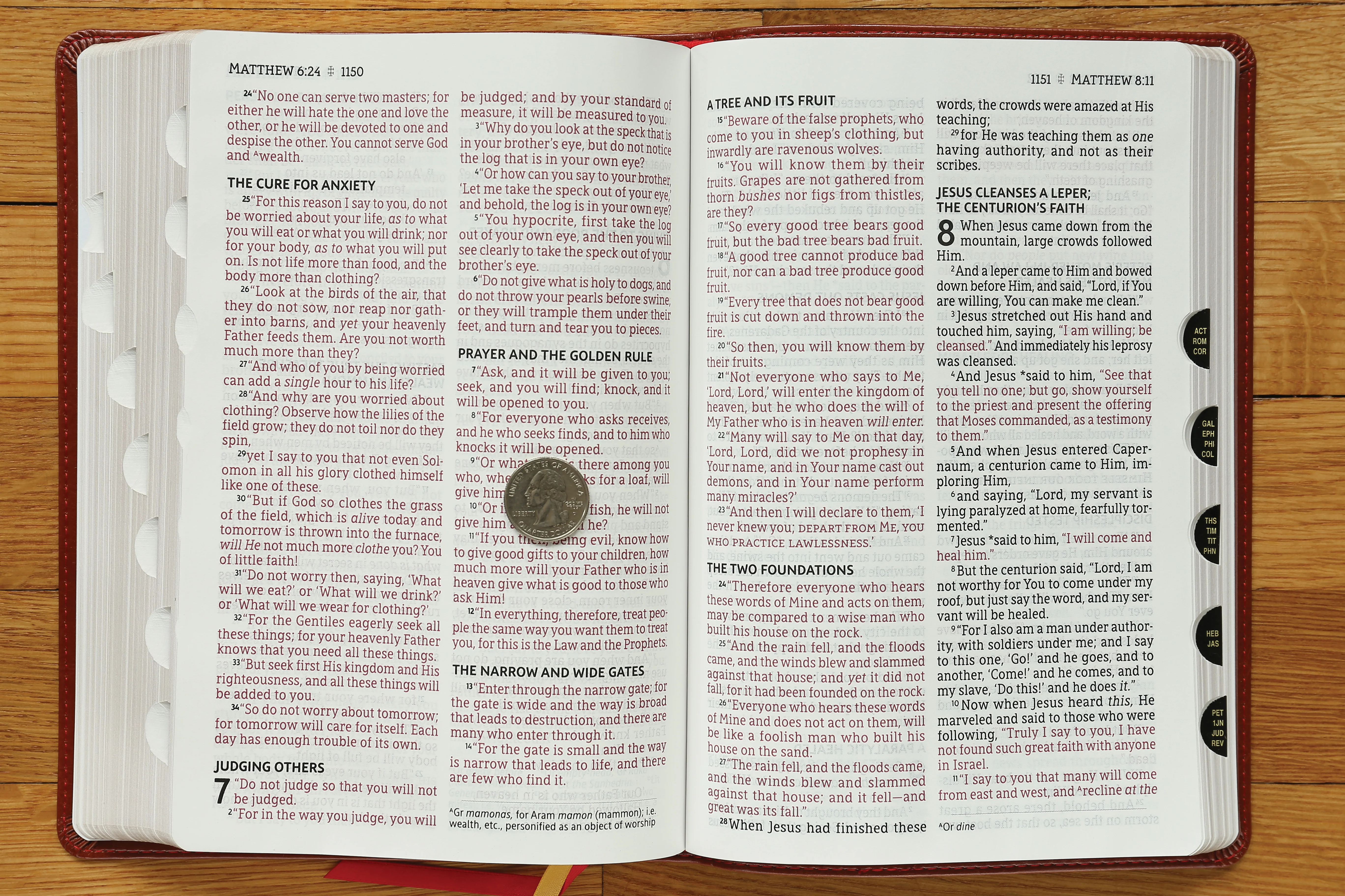 NASB, Thinline Bible, Giant Print, Red Letter Edition, 1995 Text, Comfort Print - Image 9