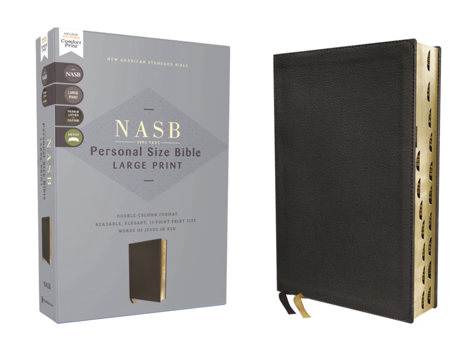 NASB, Personal Size Bible, Large Print, Red Letter, 1995 Text, Comfort Print - Image 2