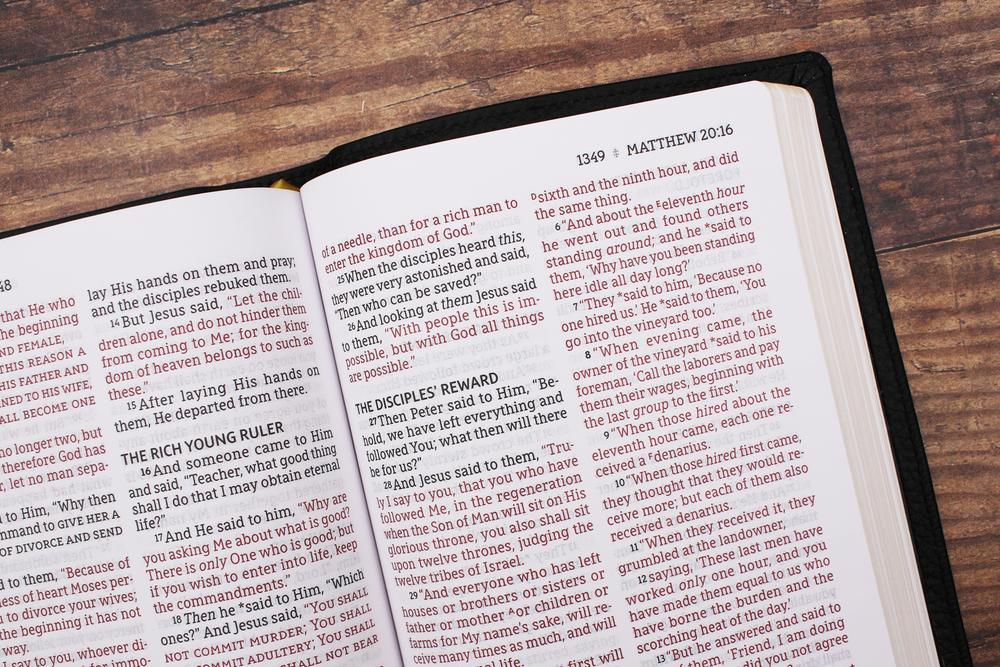 NASB, Personal Size Bible, Large Print, Red Letter, 1995 Text, Comfort Print - Image 55
