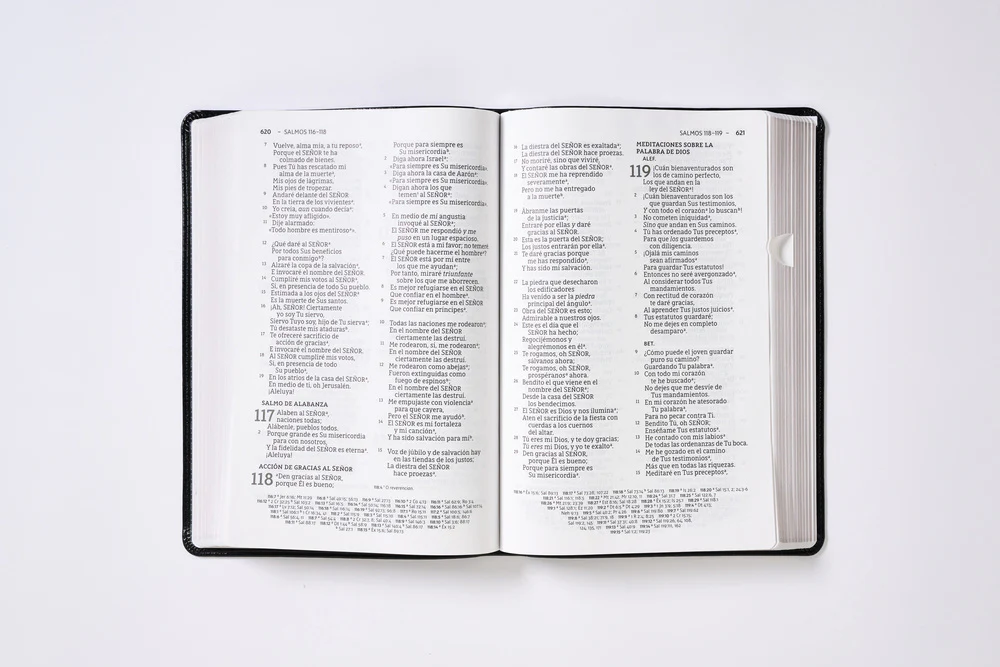 NBLA, Biblia del Ministro, Letra gigante, Leathersoft, Negra, Comfort Print - Image 12