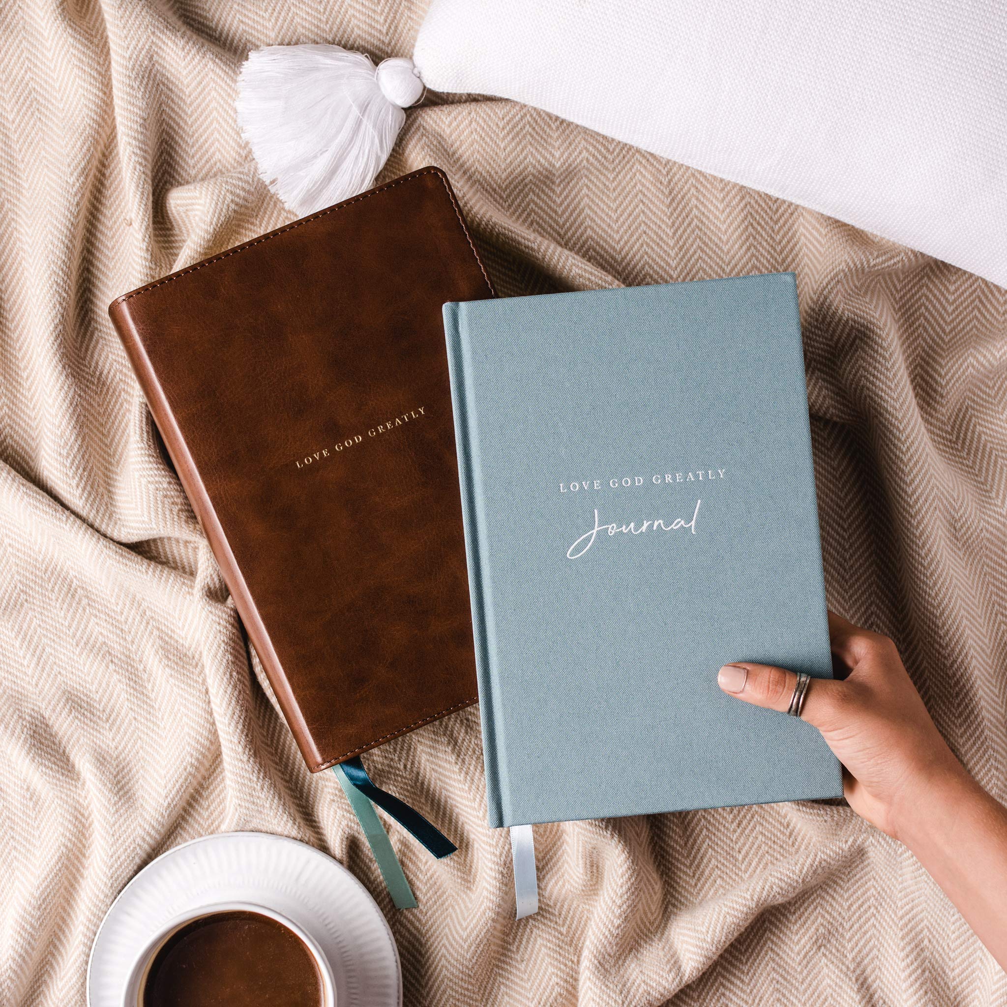 Love God Greatly Journal: A SOAP Method Journal for Bible Study (Blue Cloth-bound Hardcover) - Image 6