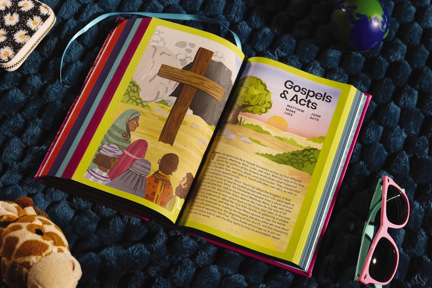 NIrV, Tiny Theologians Bible, Leathersoft over Board, Pink, Comfort Print: A Beginner’s Guide to the Bible – for Kids - Image 20