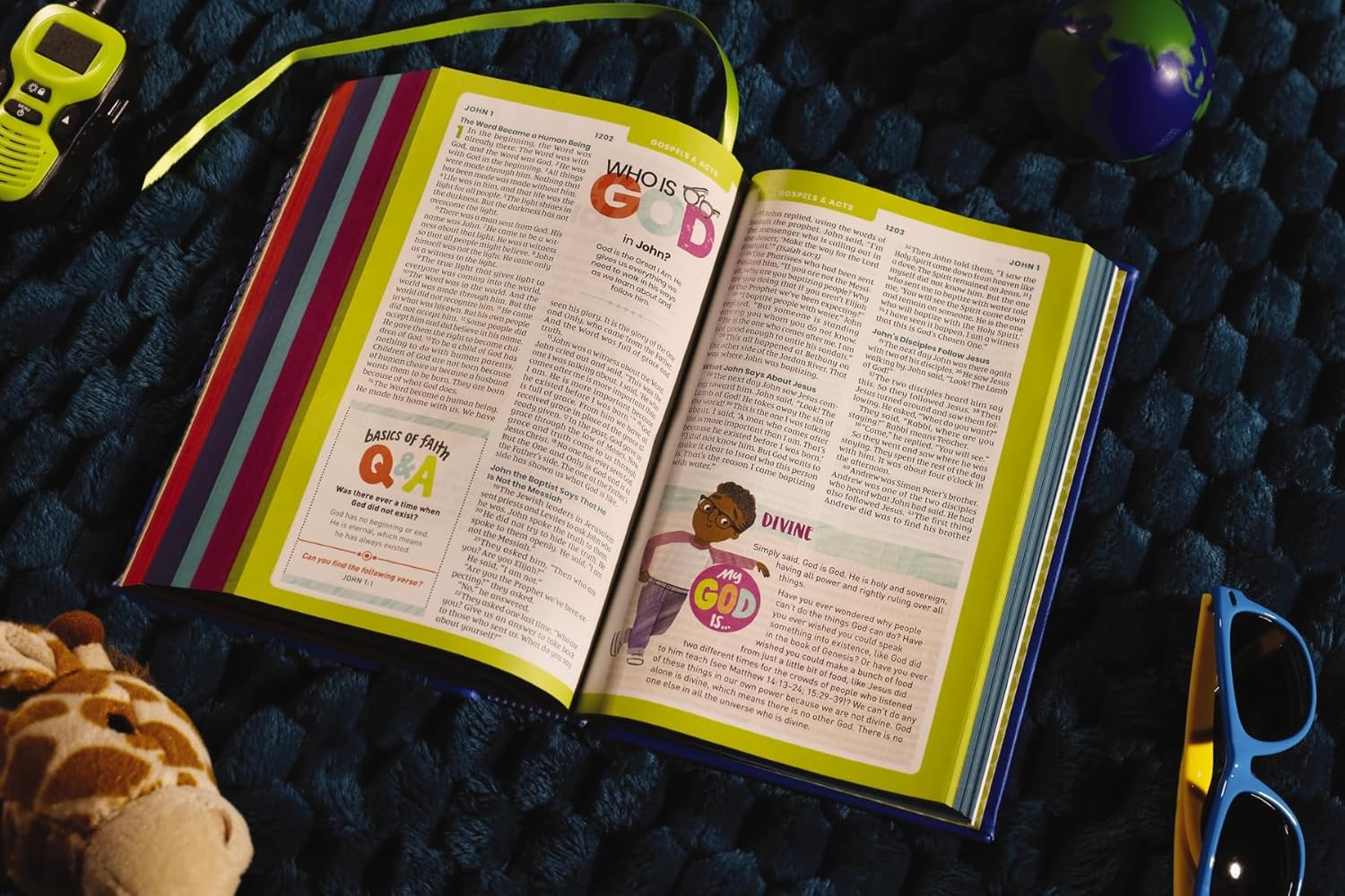 NIrV, Tiny Theologians Bible, Leathersoft over Board, Pink, Comfort Print: A Beginner’s Guide to the Bible – for Kids - Image 6