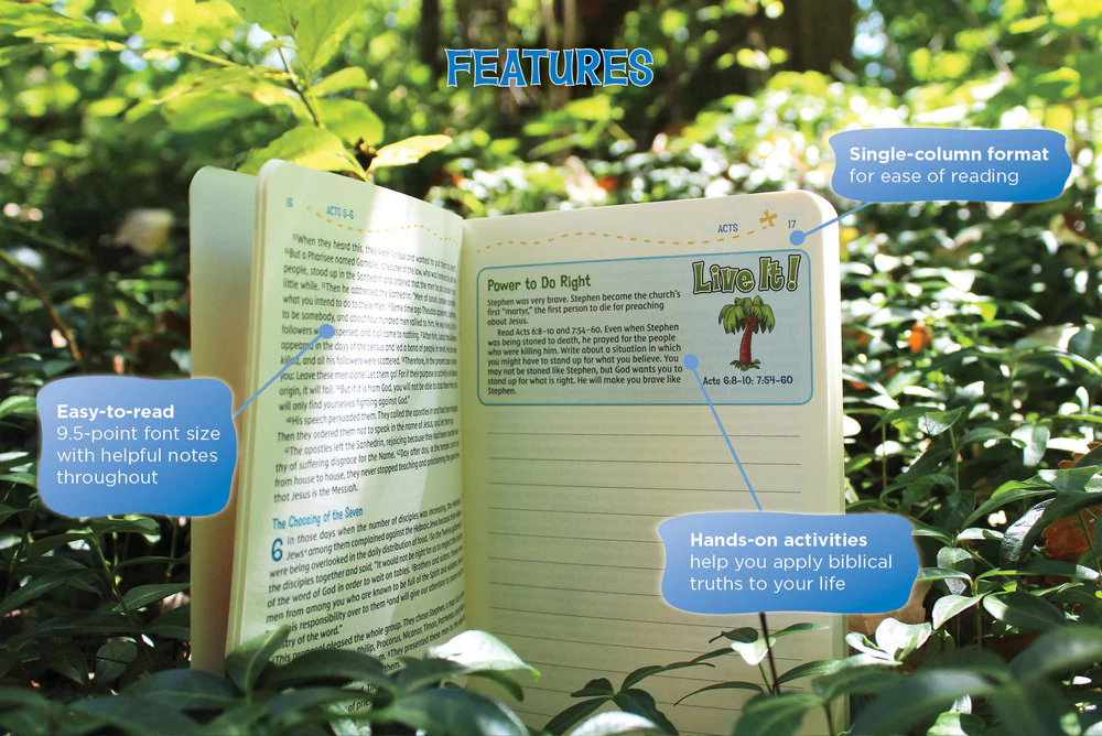 NIV, Adventure Bible Field Notes, Acts, Paperback, Comfort Print: My First Bible Journal - Image 6