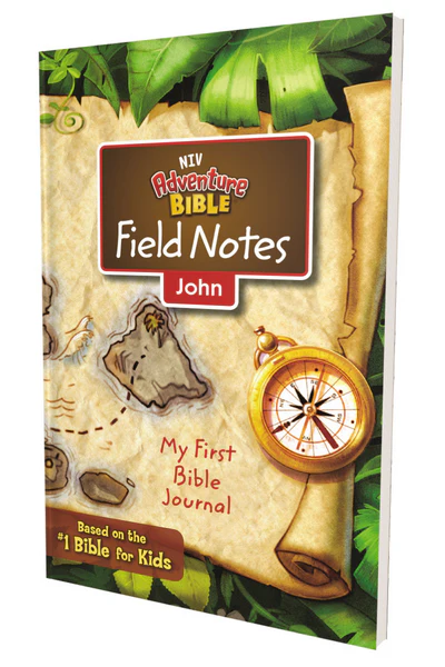 NIV, Adventure Bible Field Notes, John, Paperback, Comfort Print: My First Bible Journal