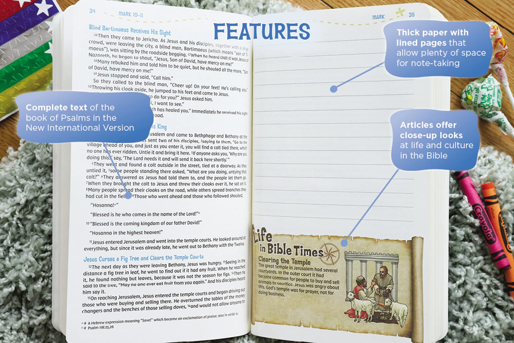 NIV, Adventure Bible Field Notes, Mark, Paperback, Comfort Print: My First Bible Journal - Image 7