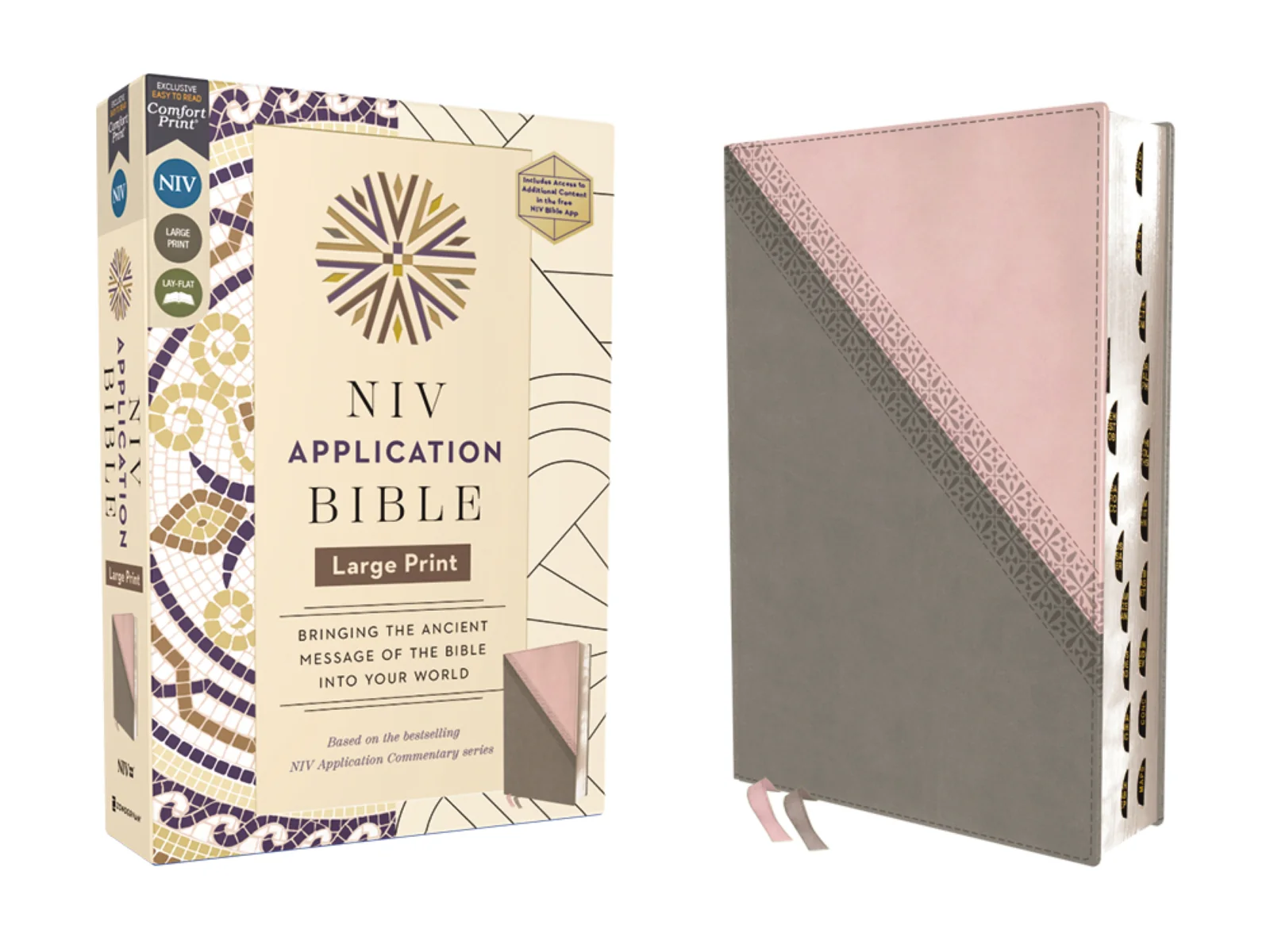 NIV Application Bible, Large Print, Red Letter, Comfort Print: Bringing the Ancient Message of the Bible into Your World - Image 3