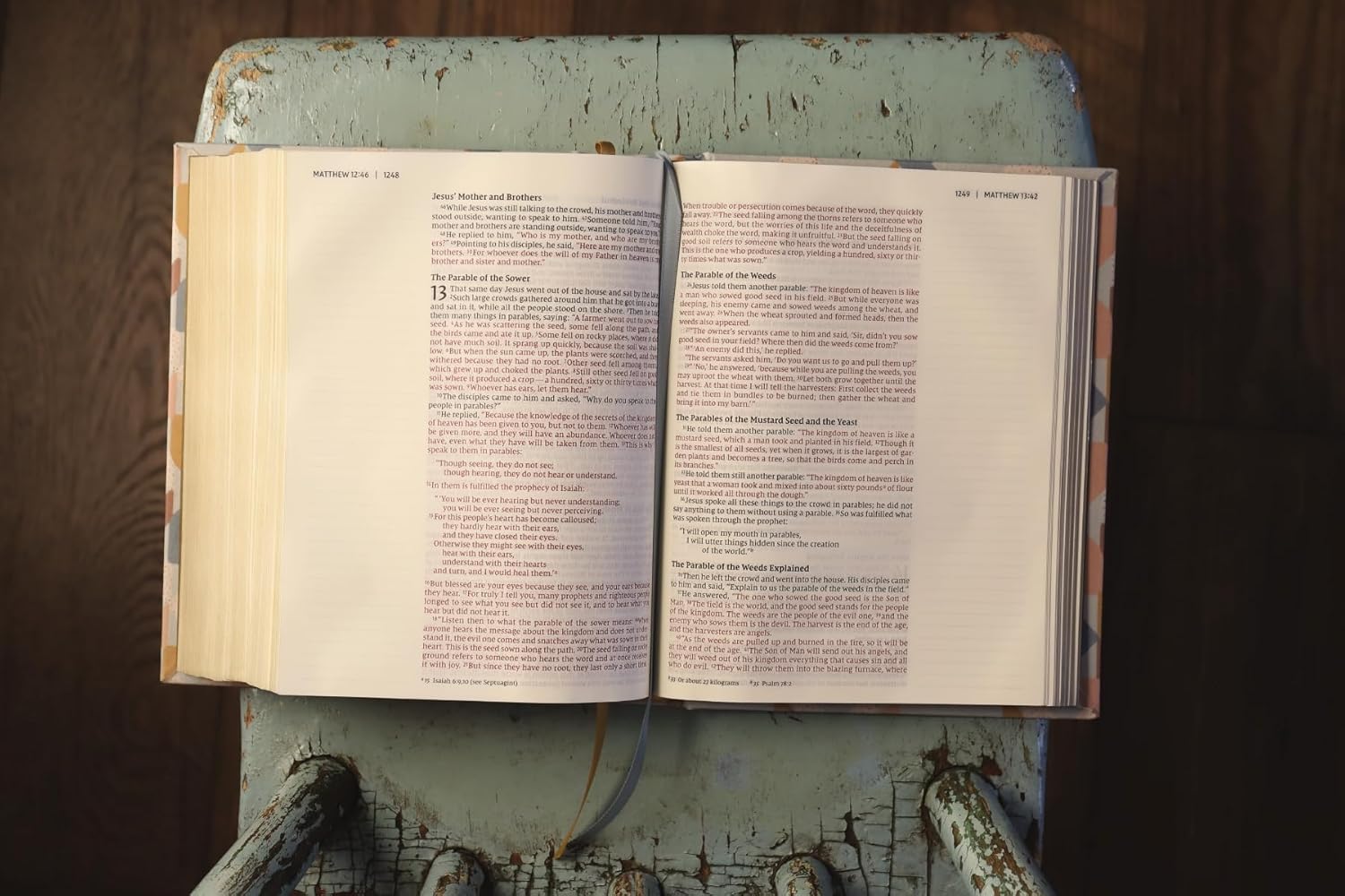 NIV, Artisan Collection Bible, Cloth over Board, Multi-Color/Floral, Red Letter, Comfort Print - Image 21