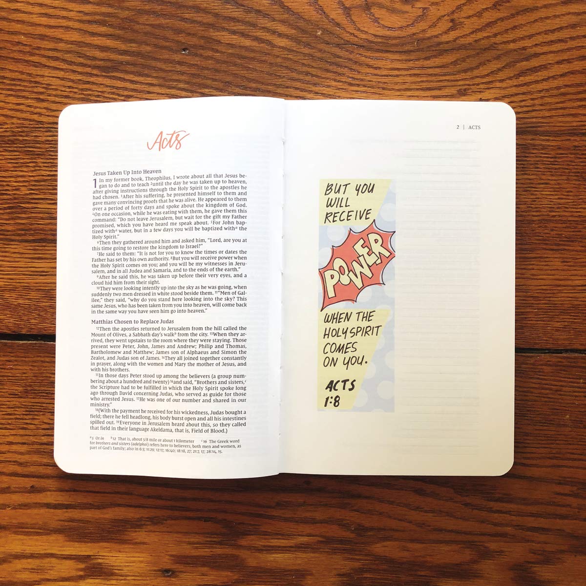 NIV, Beautiful Word Bible Journal, Acts, Comfort Print - Image 3