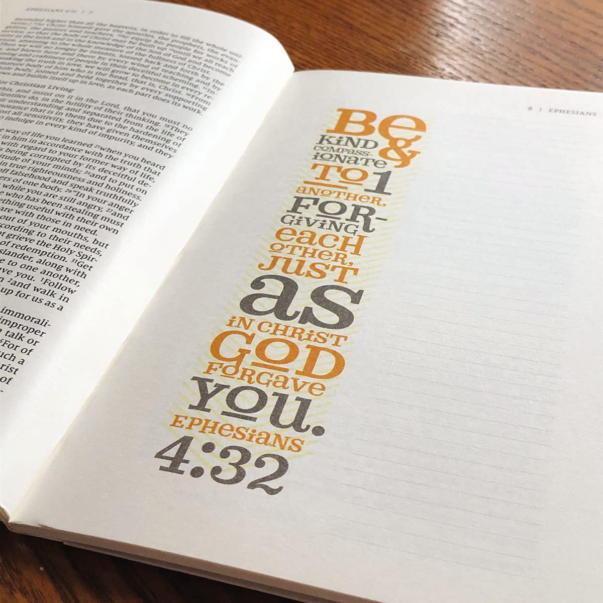 NIV, Beautiful Word Bible Journal, Ephesians, Comfort Print - Image 3