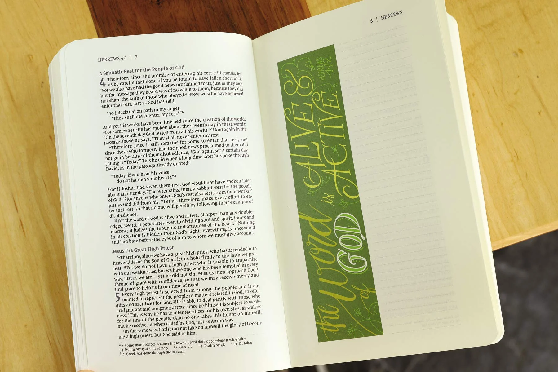 NIV, Beautiful Word Bible Journal, Hebrews, Paperback, Comfort Print - Image 5