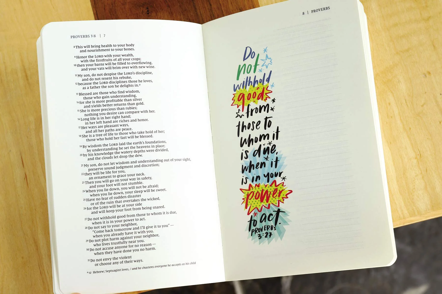 NIV, Beautiful Word Bible Journal, Proverbs, Paperback, Comfort Print - Image 10