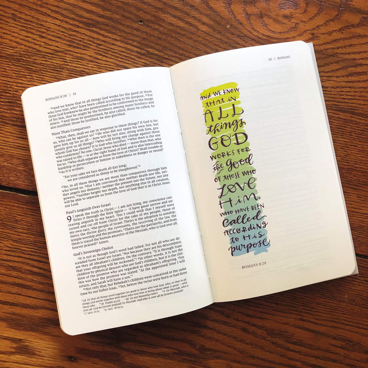 NIV, Beautiful Word Bible Journal, Romans, Comfort Print - Image 3